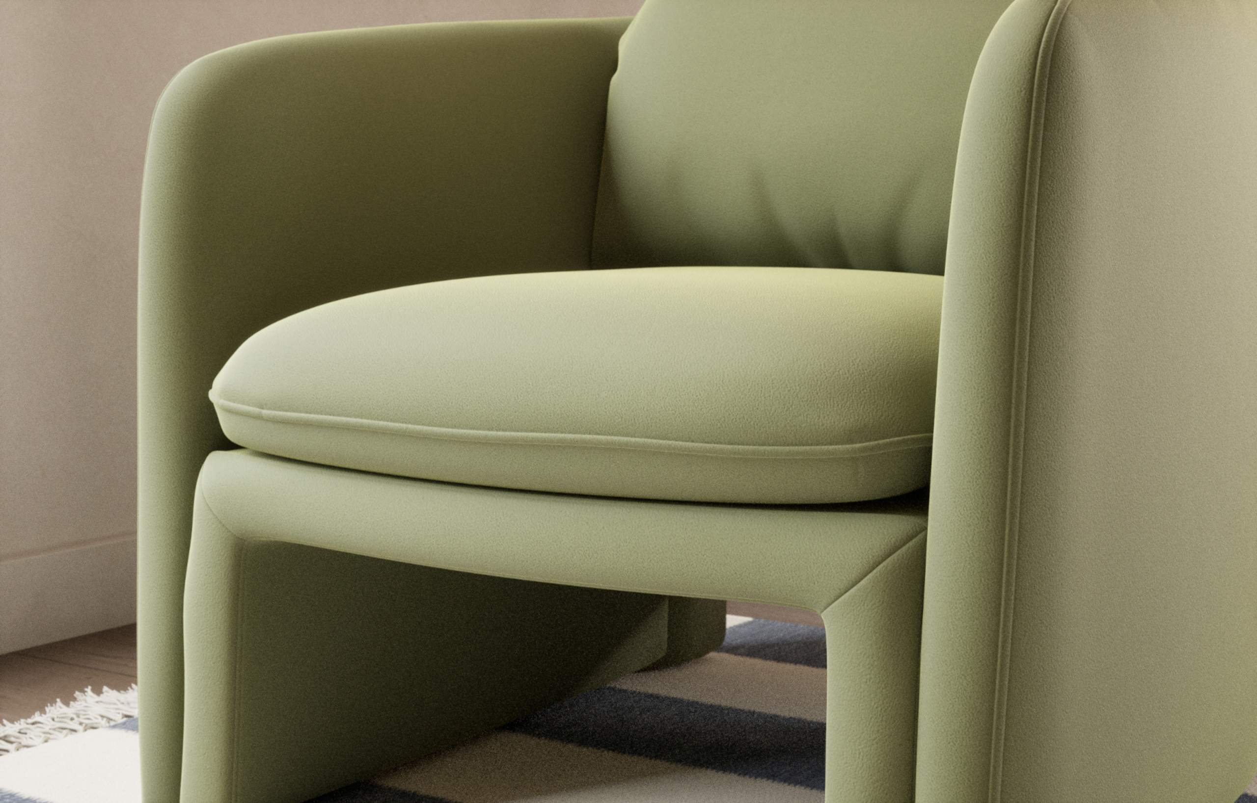 Sling Accent Armchair 2 of 5