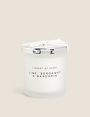 Lime, Bergamot & Mandarin Scented Candle