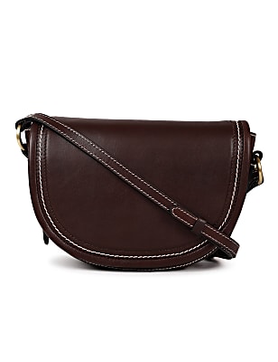 Pure Leather Plain Sling Bag