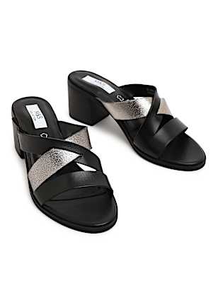 Slip On Standard Fit Heels Sandals