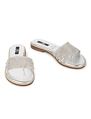 Leather Embellished Standard Fit Flats