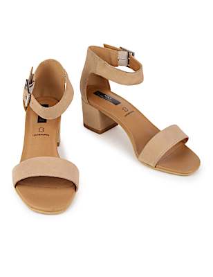 Leather Plain Standard Fit Heels