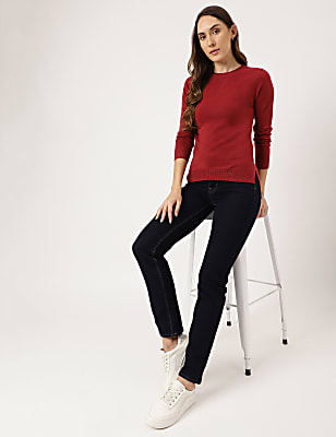 Crew Neck Slim Fit Jumper