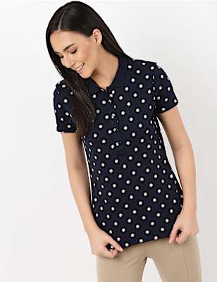 Printed Polo T-Shirt
