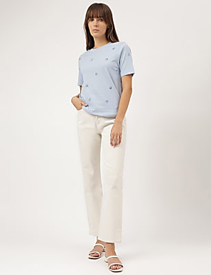 Pure Cotton Printed Short Sleeves T-Shirt