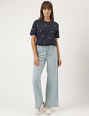 Pure Cotton Printed Short Sleeves T-Shirt