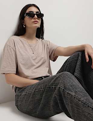 Cotton Modal Relaxed Fit T-Shirt