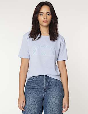 Embroidered Round Neck Tshirt