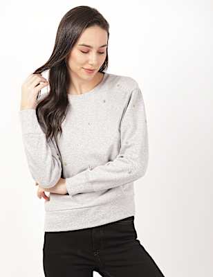 Spot Detail Sweatshirt