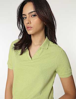 Pure Cotton Polo T-Shirt