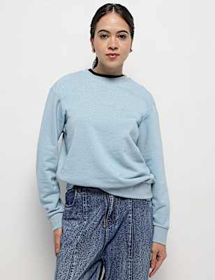 Cotton Rich Crew Neck Sweatshirt