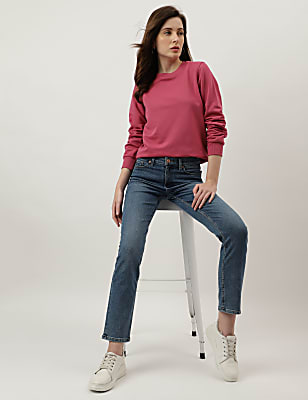 Plain Crew Neck Sweatshirt