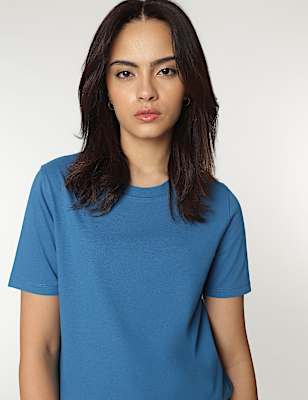 Pure Cotton Crew Neck T-Shirt