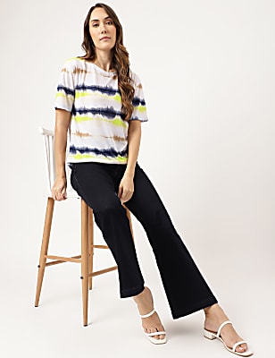 Abstract Printed T-Shirt