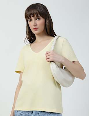 SS VALUE V NECK PLAIN