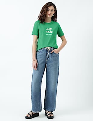 Pure Cotton Graphic Print T-Shirt