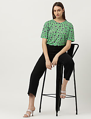 Printed Round Neck T-Shirt