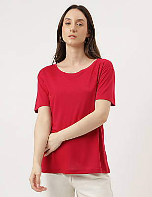 Relaxed Fit Crew Neck Tee