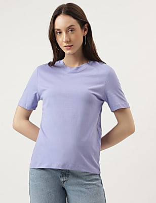 Straight Fit Crew Neck Tee