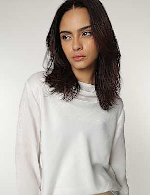 Cowl Neck Blouse