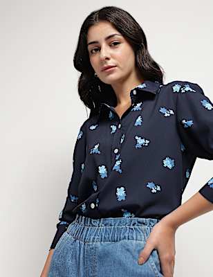 Floral Collared Shirt