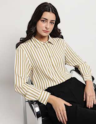 Stripes Collared Shirt
