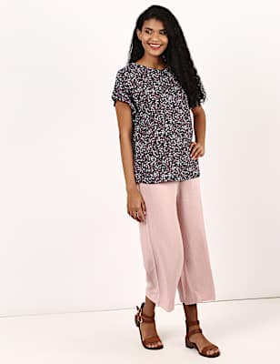 Relaxed Print Detail Top