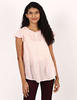 Dobby Peasant Top