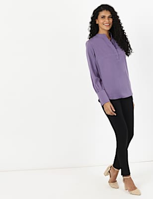 Front Smocked Blouse