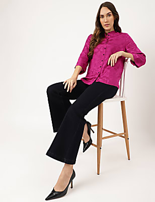 Viscose Printed Regular Fit Shirt