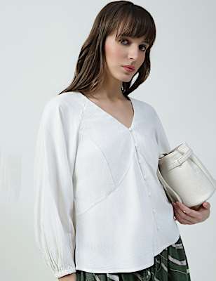 QUARTER SLEELVES EASY TOP