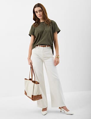 Ribbed Jersey Relaxed Fit Top