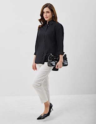 Cotton Rich Collared Shirt