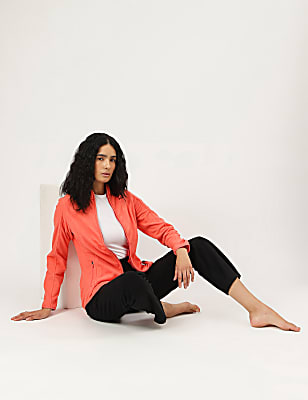 Slim Fit Standing Collar Fleece Jacket