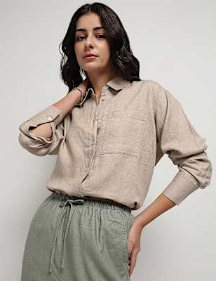 Pure Linen Girlfriend Shirt