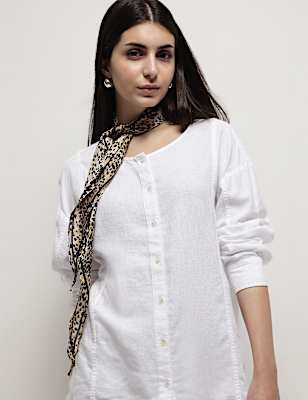 Linen Rich Full Sleeves Shirt