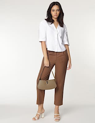 Linen Rich Lapel Collar Shirt