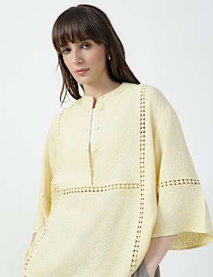 LACE INSERT TUNIC
