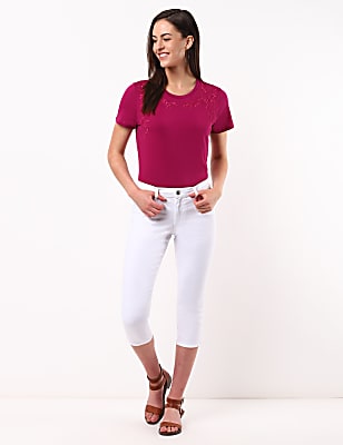 Cropped Super Skinny Denim