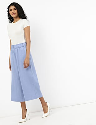 IBF Linen Viscose  Crop