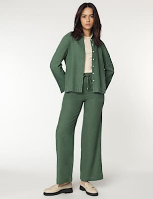 Linen Rich Relaxed Fit Pants