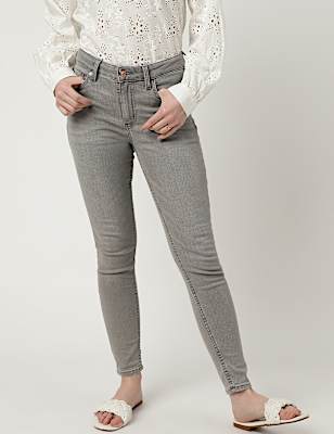 Skinny Mid Waist Jeans