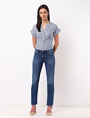 Straight Denim With Stretch