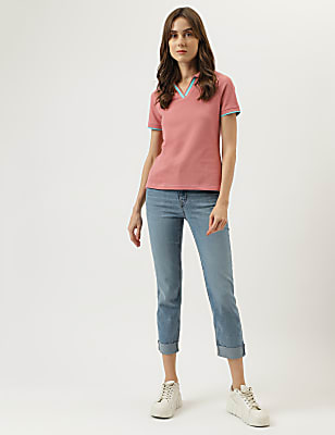 Cigarette Fit Casual Jeans