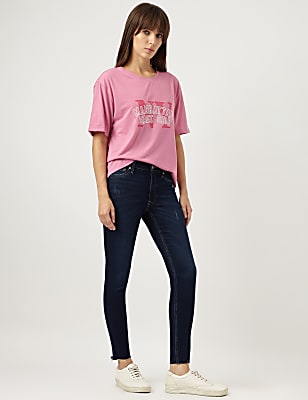 Skinny Mid Waist Jeans