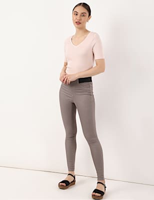Solid Super Skinny Fit Jeggings