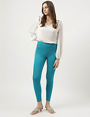 Cotton Mix Plain Regular Fit Jeggings