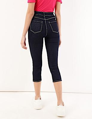 Cotton Mix Plain Skinny Fit Jeans