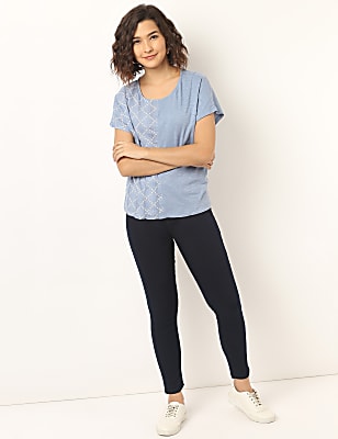 Cotton Mix Plain Super Skinny Fit Jeans