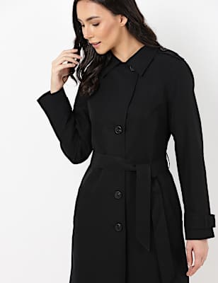 Basic Belted Mac Jacket